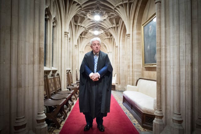 Speaker John Bercow stands down