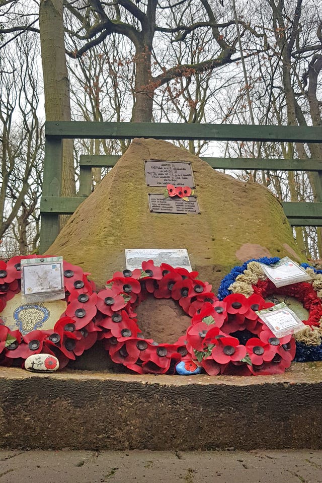 Endcliffe Park memorial flypast