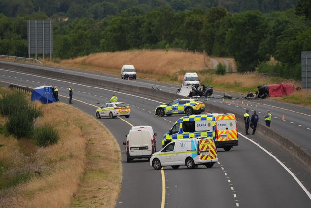 Crash on M9 in Co Kildare