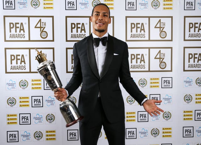 Virgil van Dijk would swap his PFA Player of the Year award for a championship medal
