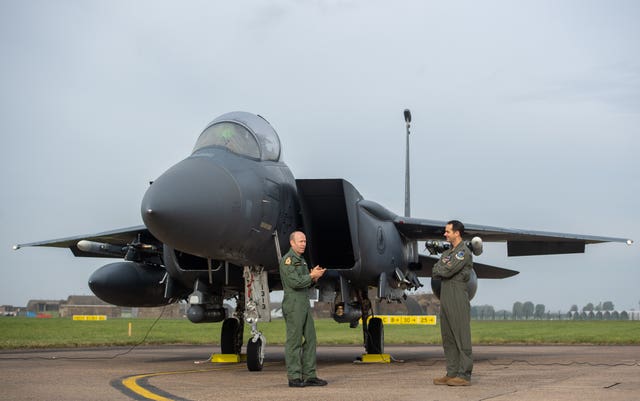USAF train with RAF