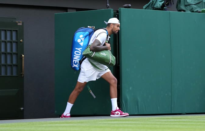 Nick Kyrgios has reached the Wimbledon last eight