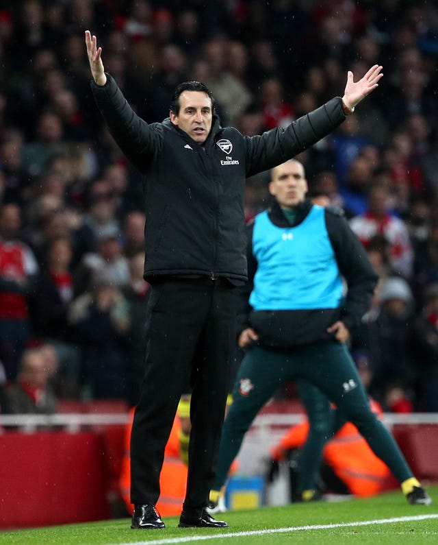 Arsenal manager Unai Emery is under pressure after his side's draw to Southampton