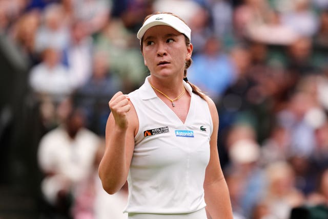 Lulu Sun clenches her fist