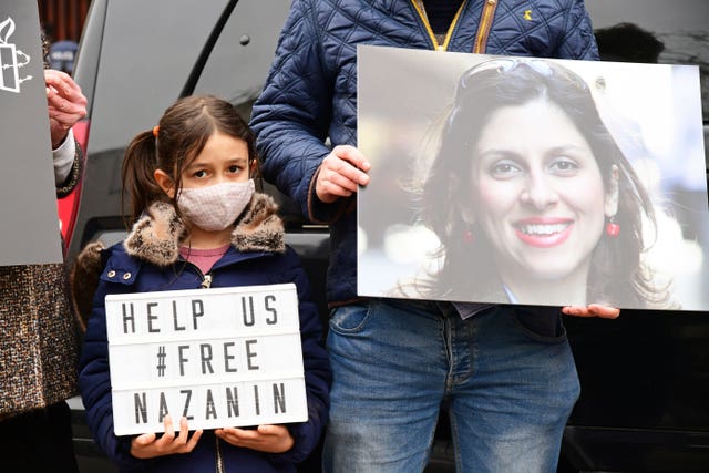 Nazanin Zaghari-Ratcliffe’s daughter Gabriella campaigning for the release of her mother