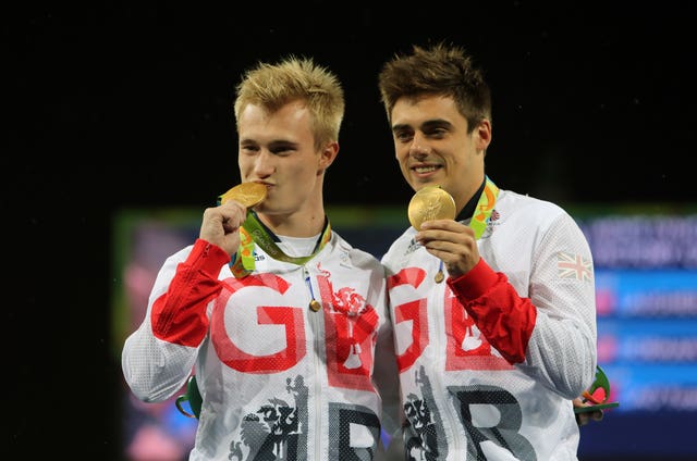 Jack Laugher, left, and Chris Mears won Great Britain's first Olympic diving gold in Rio