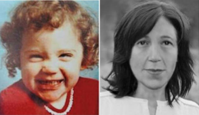 A photo of Katrice Lee as a toddler and an age-progressed image of how she could look now (Missing People/PA)