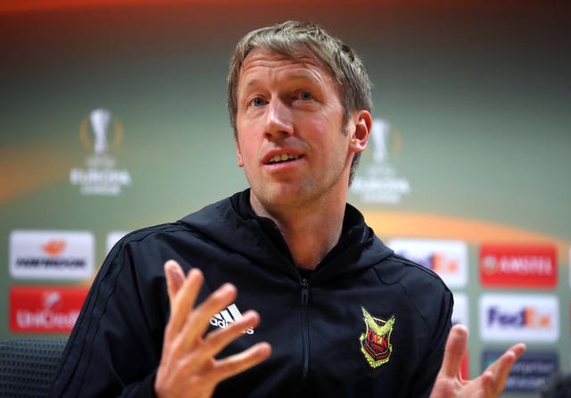 Graham Potter's Ostersund won at Arsenal earlier this year (Adam Davy/PA)