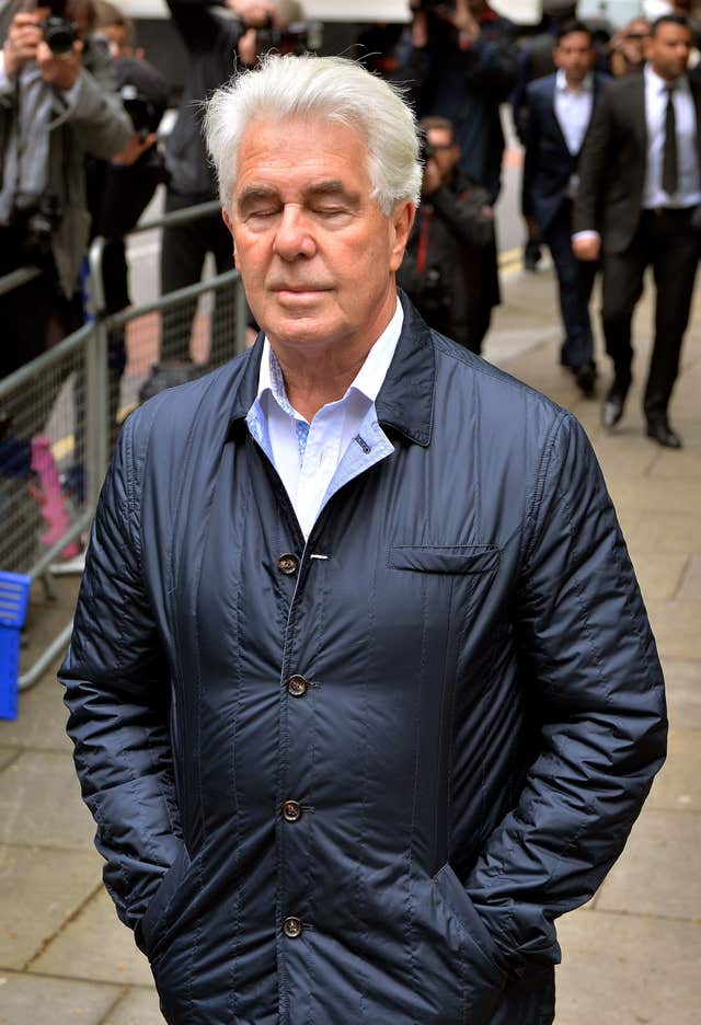 Max Clifford court case