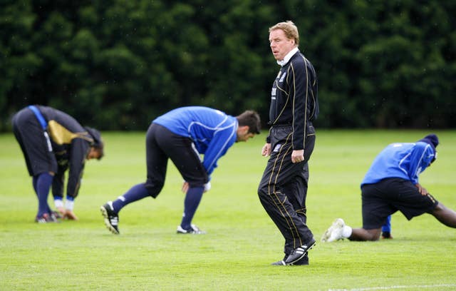 Harry Redknapp was angered by one of his players during a Portsmouth training session