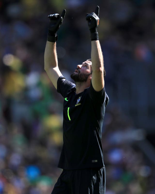 Alisson is highly rated in the Brazil goal