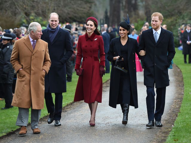 Royals attends Christmas Day Church service