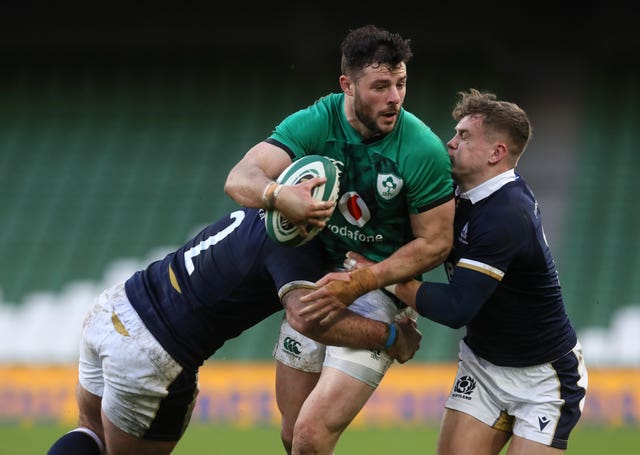 Ireland centre Robbie Henshaw will win his 50th international cap in Rome