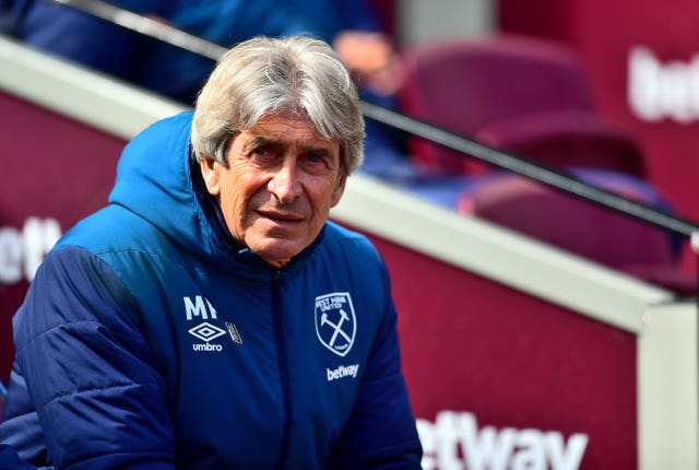 West Ham manager Manuel Pellegrini made sure Rice stuck to his task