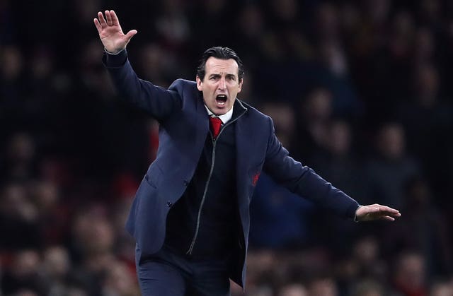 Arsenal manager Unai Emery saw his side progress