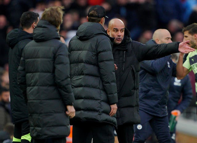 Manchester City boss Pep Guardiola