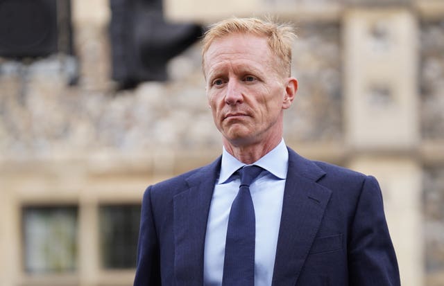 Judson Hoffman, global head of community operations at Pinterest, at Barnet Coroner’s Court, north London, after giving evidence in the inquest into the death of Molly Russell