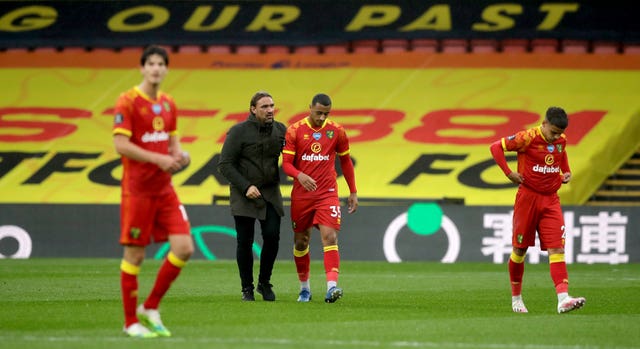 Norwich manager Daniel Farke hailed his side''s performance despite defeat