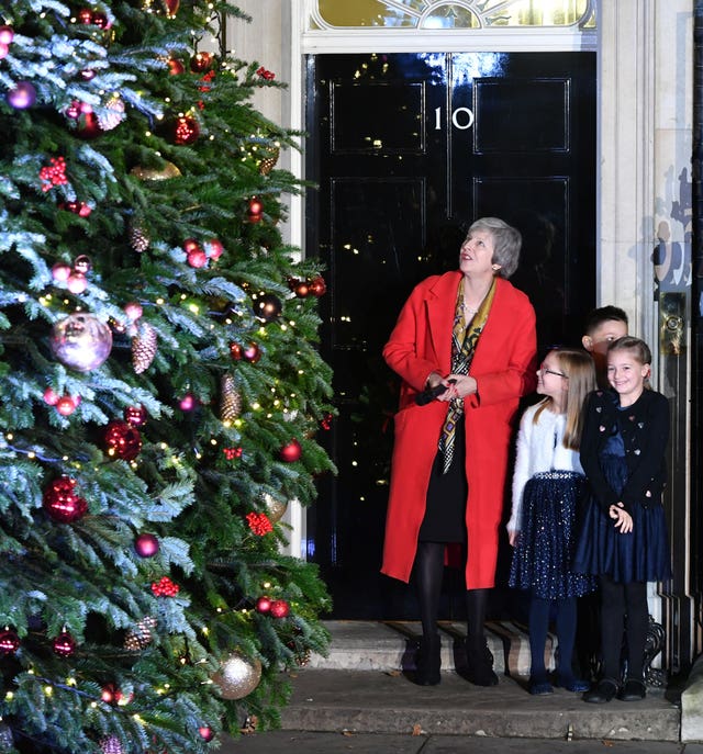 Downing Street Christmas tree