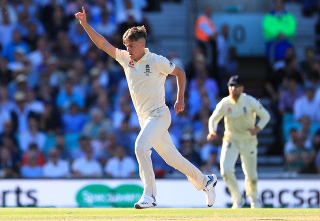 Sam Curran took two early wickets before the England bowling attack started to struggle