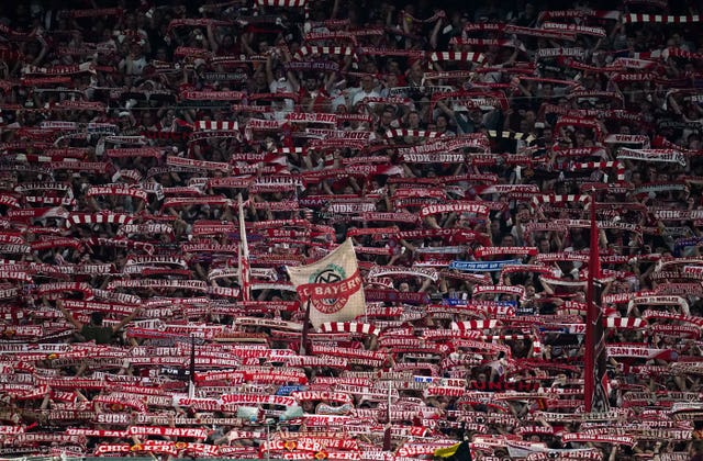 Bayern Munich fans