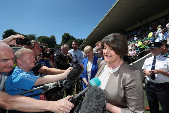 Arlene Foster at the Ulster Final