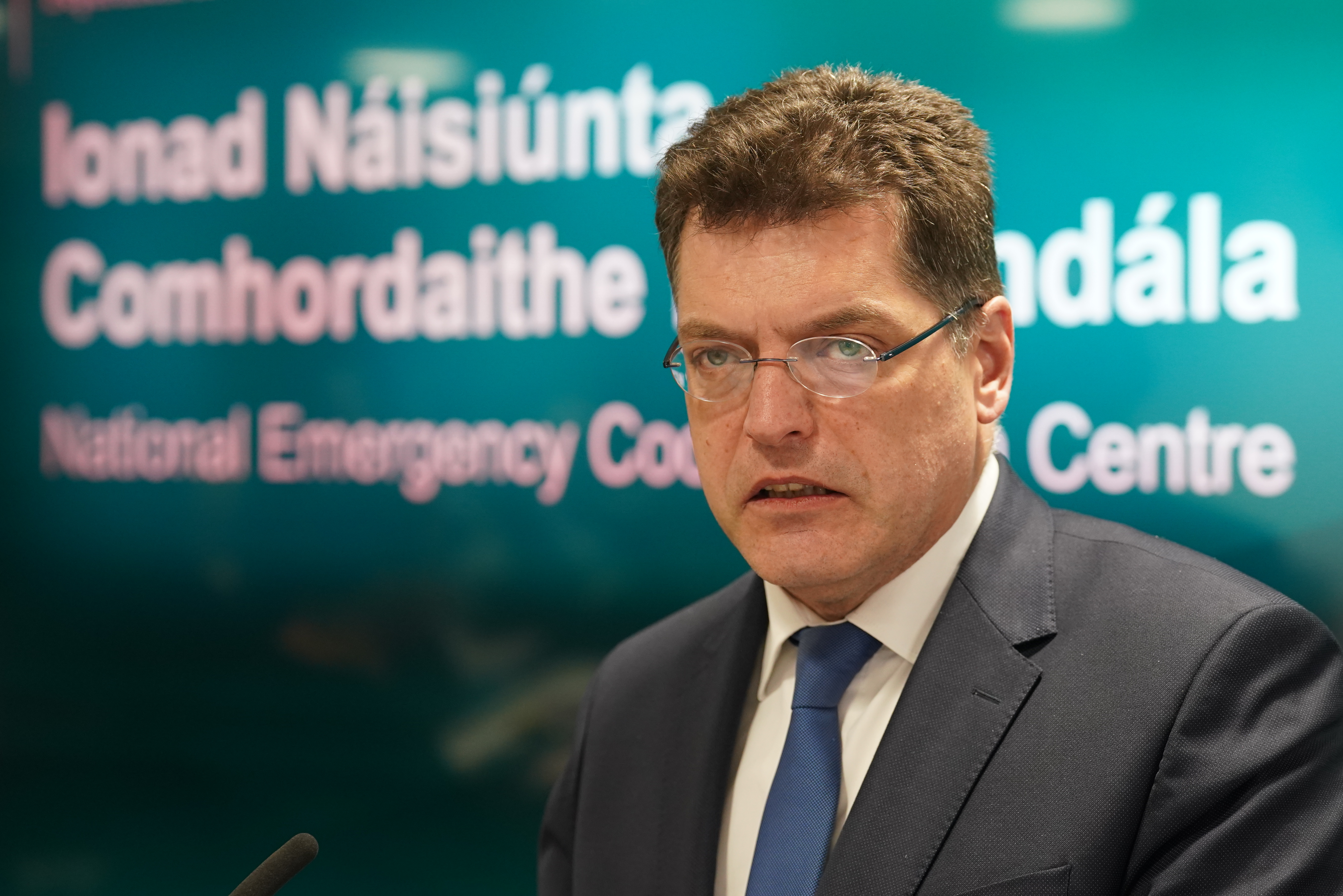 European Commissioner for Humanitarian Aid and Crisis Management Janez Lenarcic