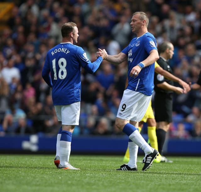 Wayne Rooney and Duncan Ferguson