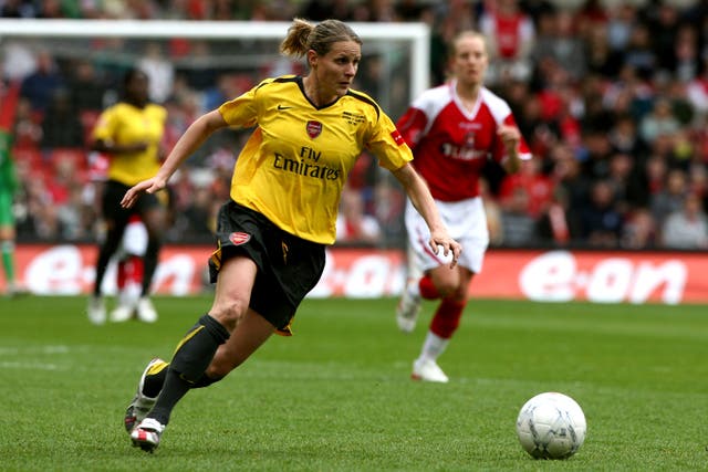 Kelly Smith in action for Arsenal (Nick Potts/PA)