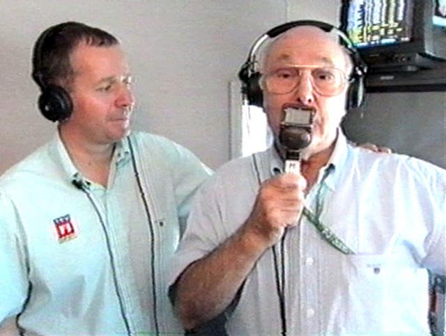 Walker and Brundle (left) formed a popular partnership