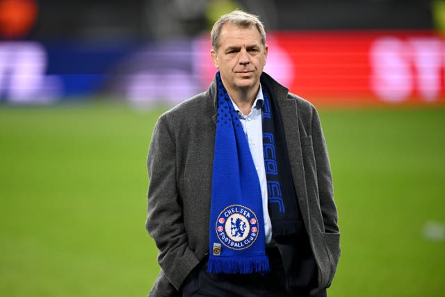 Chelsea co-owner Todd Boehly pictured at a UEFA Conference League match away to Real Betis