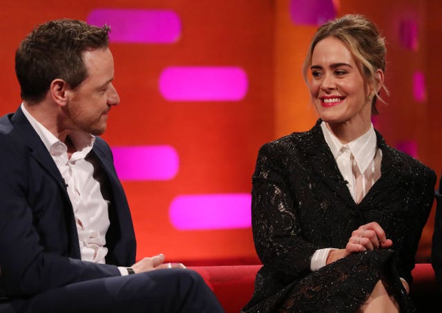 James McAvoy and Sarah Paulson