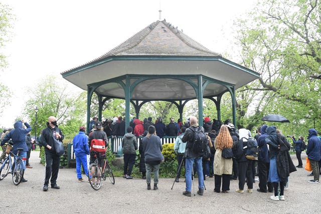 Sasha Johnson vigil