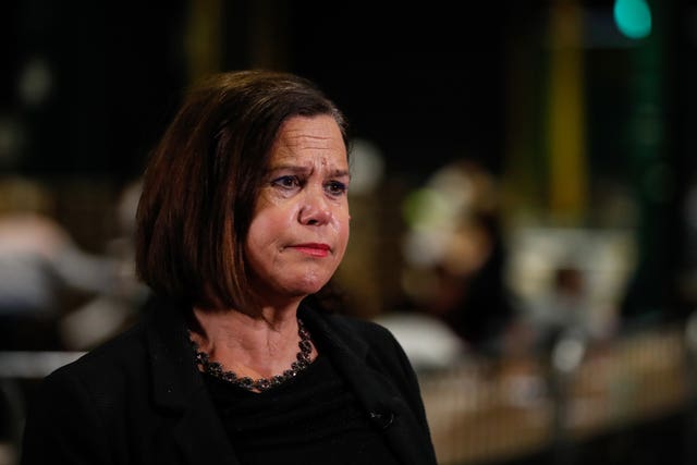 Sinn Fein leader Mary Lou McDonald