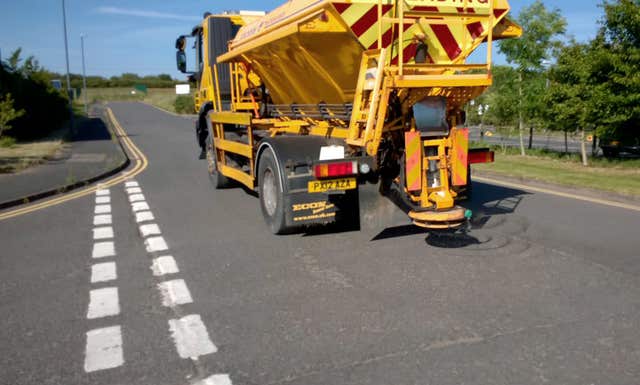 Heatwave melting roads