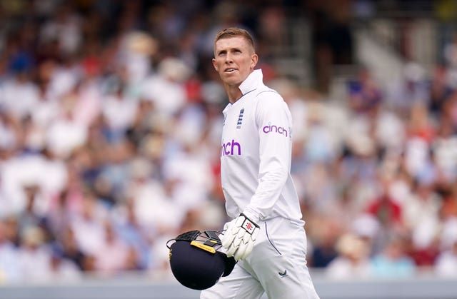 England’s Zak Crawley has much to ponder