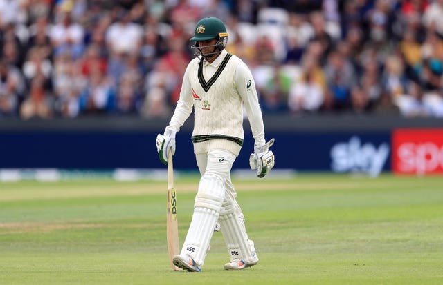 Usman Khawaja is without a half-century in six innings in this series (Mike Egerton/PA)