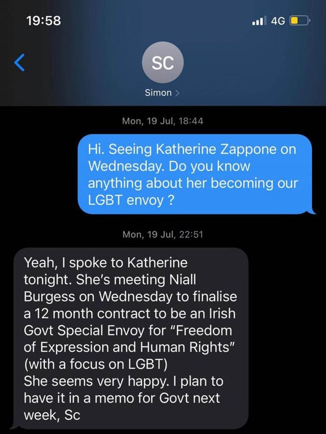 Katherine Zappone appointment