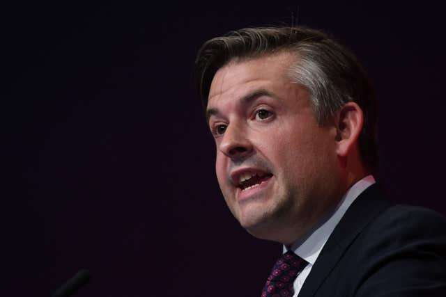 Jonathan Ashworth is setting out Labour's red lines on health co-operation after Brexit (Stefan Rousseau/PA)