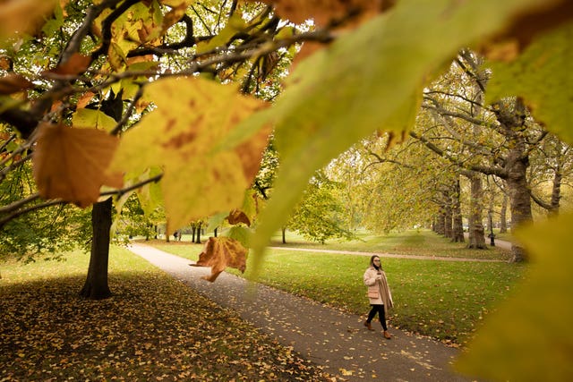 Autumn weather Oct 18th 2020
