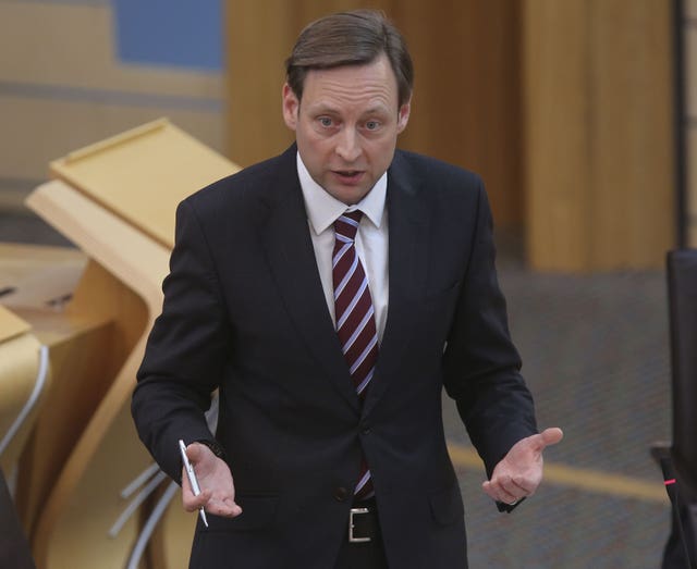 Liam Kerr in Holyrood