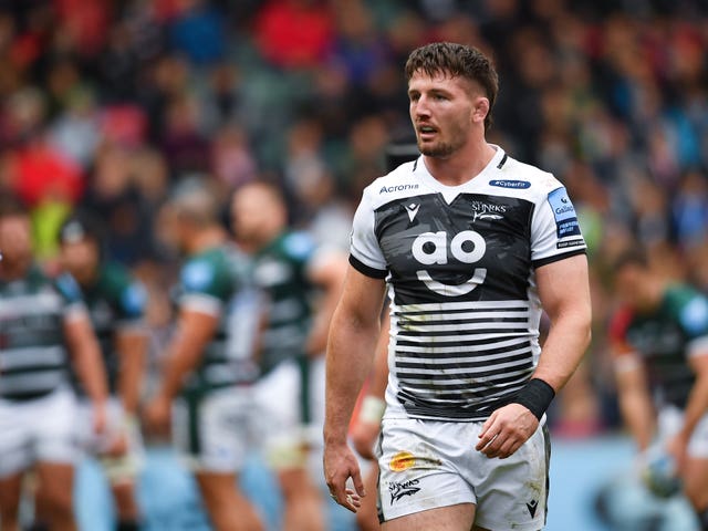 Sale and England flanker Tom Curry