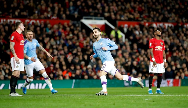 Silva scored a fine goal at Old Trafford 