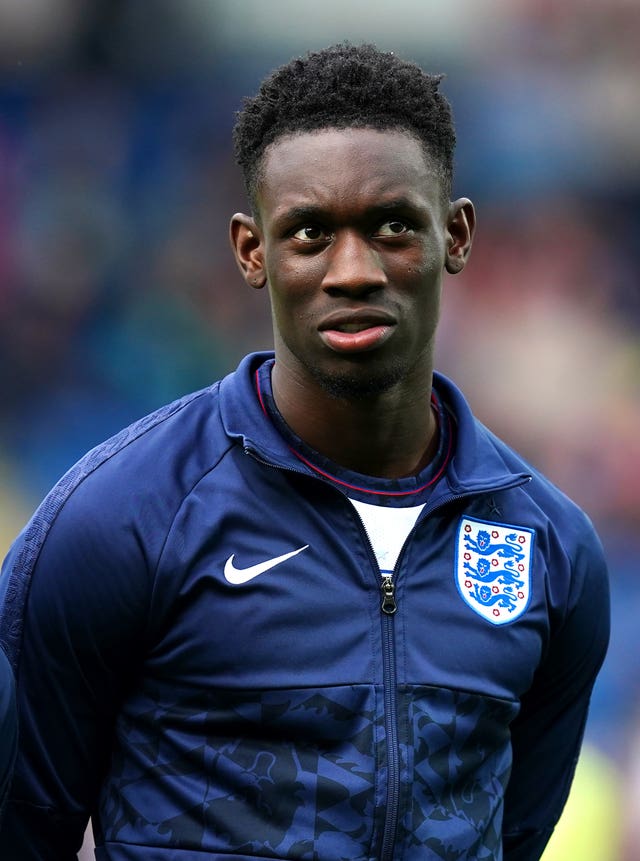 England’s Folarin Balogun before the UEFA European U21 Championship