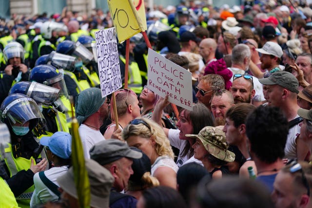 Coronavirus protest