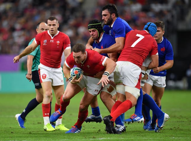 George North in action against France in the quarter-final