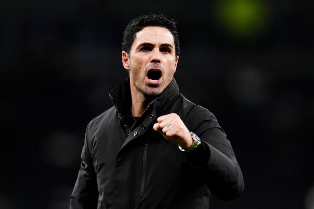 Arsenal manager Mikel Arteta