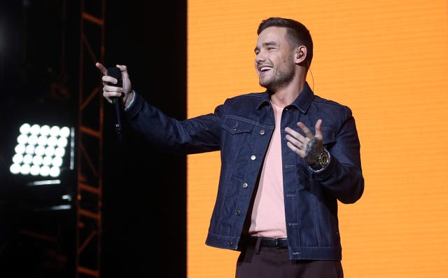 Liam Payne performing in 2019