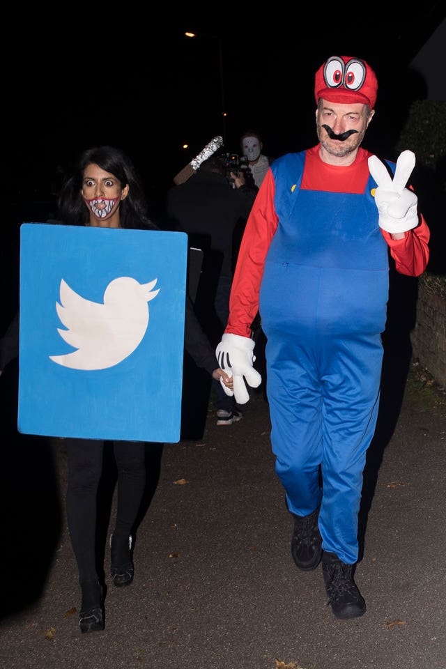 Konnie Huq and Charlie Brooker