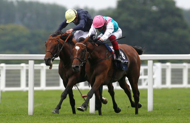 Enable takes on Crystal Ocean on the way to her second King George win at Ascot